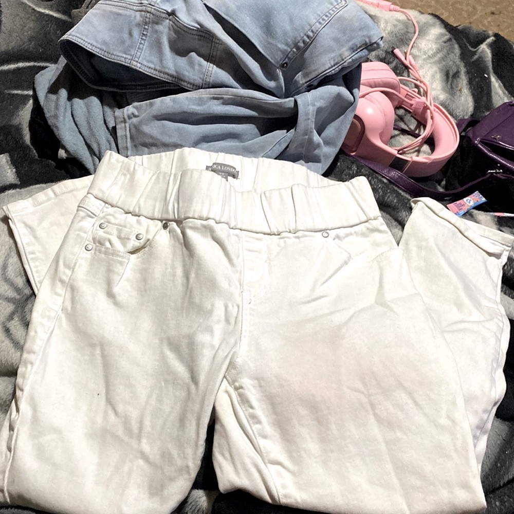 White jeans